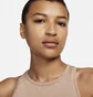 Топ женский Nike Pro Dri-Fit Crop Top Brown FQ7934-283