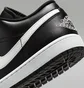 Кроссовки мужские Air Jordan 1 Low Black/White 553558-043