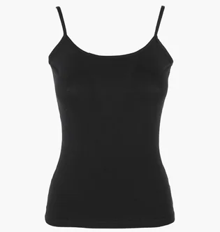 Майка женская Kappa Canotta Spalla Stretta Black K2301-NERO