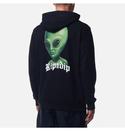 Худі чоловіче RipNDip We Come In Peace Black RNDSUM24128