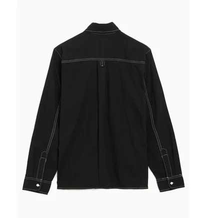 Сорочка чоловіча Pop Trading Company Bd Black POPAW24-03-007