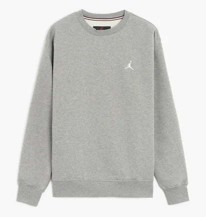 Свитшот мужской Air Jordan Essentials Fleece Sweatshirt Grey FJ7776-091