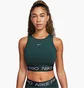 Топ женский Nike Pro Dri-Fit Cropped Tank Top Green FB5588-328