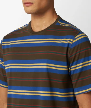 Футболка мужская Pop Trading Company Striped Logo Multi POPAW23_02-004