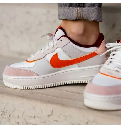 Кроссовки женские Nike Air Force 1 Shadow Surfaces In Team White/Pink CU8591-600