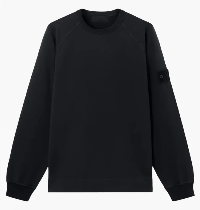 Світшот чоловічий Stone Island Patch Crewneck Black L1S156100064S00F3-V0029