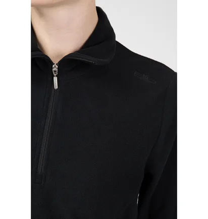 Кофта женская Cmp Fleece Sweat Black 3G27836-U901