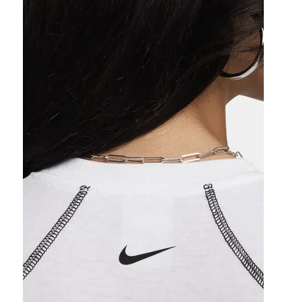 Платье женское Nike Sportswear Short-Sleeve Dress White HF5955-100