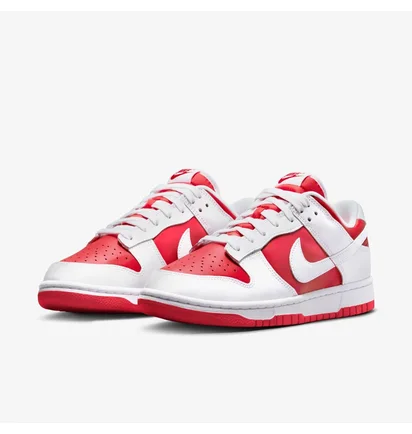 Кроссовки мужские Nike Dunk Low Retro Red/White DD1391-600