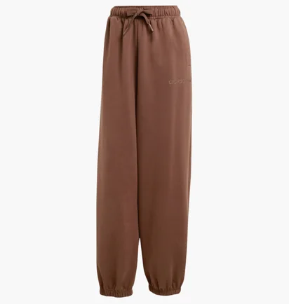 Штаны женские Adidas Essentials Linear Oversized Brown JW0986