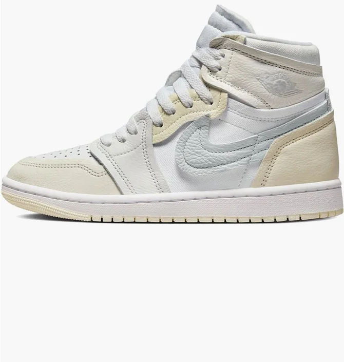 Кроссовки женские Air Jordan 1 High Mm White/Yellow FB9891-100