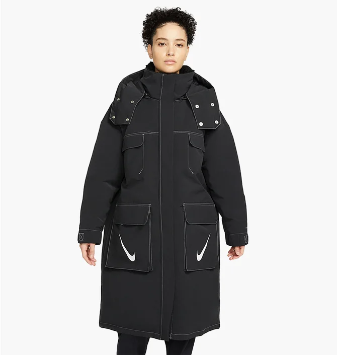 Парка жіноча Nike Sportswear Storm-Fit Swoosh Hooded Parka Black DJ1979-010