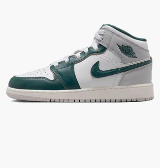 Кроссовки детские Air Jordan 1 Mid Se White/Grey FQ8088-103