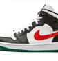 Кроссовки женские Air Jordan 1 Mid Wmns White/Black BQ6472-063