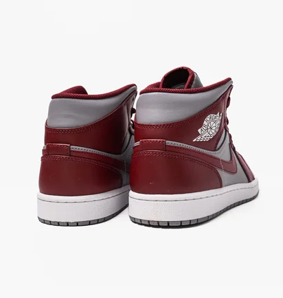 Кросівки чоловічі Air Jordan 1 Mid Red/Grey Dq8426-615
