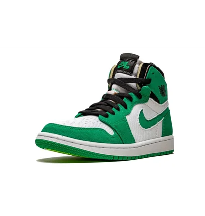 Кроссовки мужские Air Jordan 1 High Zoom Cmft White/Green CT0978-300