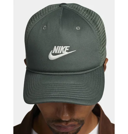 Кепка унисекс Nike U Rise Cap S Cb Fut Trkr L Green FB5378-338