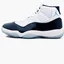 Кроссовки мужские Air Jordan 11 Retro White/Blue 378037-123