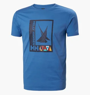 Футболка мужская Helly Hansen Shoreline T-Shirt 2.0 Blue 34222-636