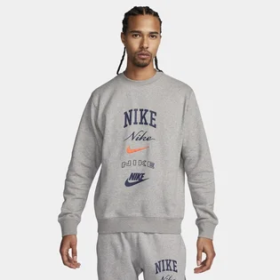 Свитшот мужской Nike Long-Sleeve Crew-Neck Sweatshirt Club Fleece Green FN2610-063