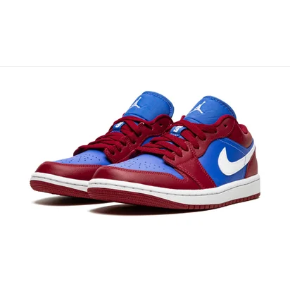 Кросівки жіночі Air Jordan Wmns 1 Low Red/Blue DC0774-604