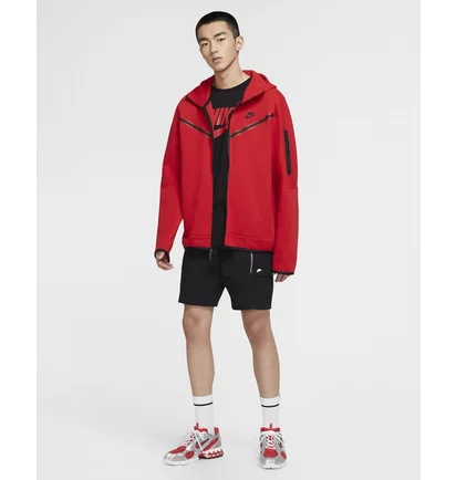 Толстовка чоловіча Nike Nsw Tech Fleece Hoodie Full-Zip Red CU4489-657