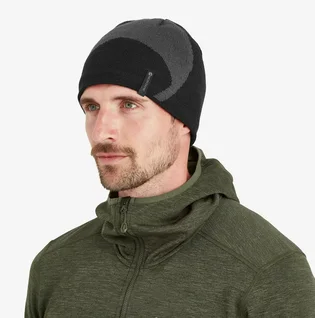 Шапка унисекс Montane Logo Black/Grey HLOGBBLAO16