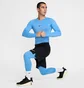 Лонгслів чоловічий Nike Pro Dri-Fit Tight Long-Sleeve Fitness Top Light Blue FB7919-412
