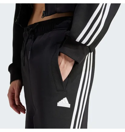 Штаны женские Adidas Future Icons 3-Stripes Open Hem Joggers Black IN9474