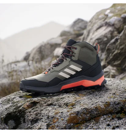Ботинки мужские Adidas Terrex Ax4 Mid Gore-Tex Hiking Shoes Olive/Black IG8853