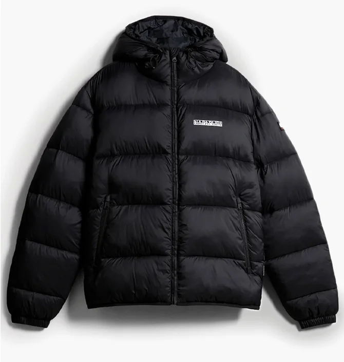Пуховик чоловічий Napapijri Suomi H 1 Jacket Black NP0A4GJE0411