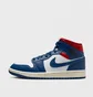 Кроссовки женские Air Jordan 1 Mid Blue/White BQ6472-146