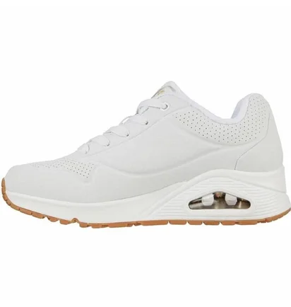 Кросівки жіночі Skechers Uno Metalic Love White 155523-WTGD