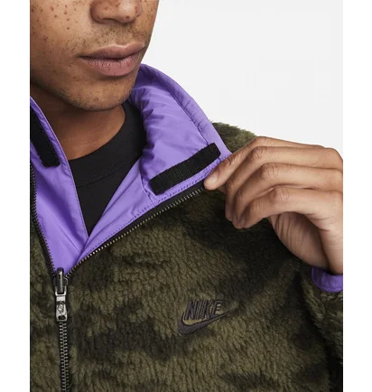Кофта чоловіча Nike Club+ Winter Camo/Green Dq4884-542