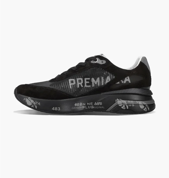Кроссовки мужские Premiata Moerun 7297 Black VAR.7297