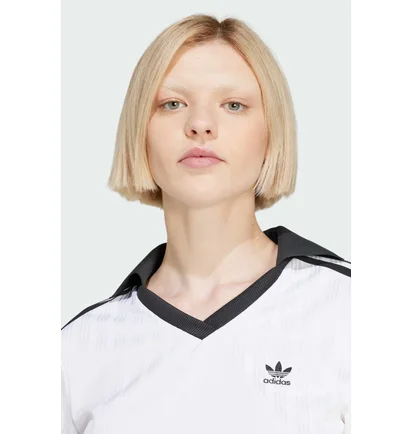 Поло женское Adidas Adicolor Football White JD2608