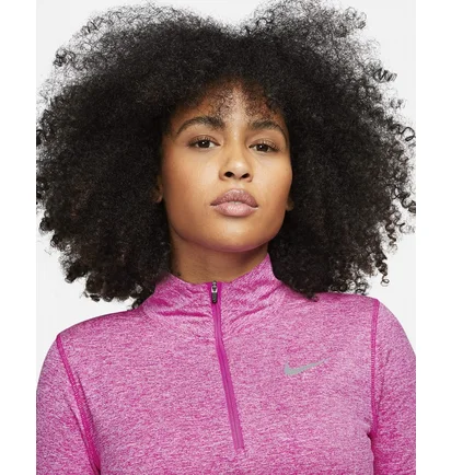 Лонгслив женский Nike Df Element Top Hz Pink Cu3220-623