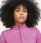 Лонгслив женский Nike Df Element Top Hz Pink Cu3220-623