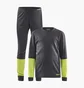 Термобелье детское Craft Baselayer Grey/Green 1905355-995618