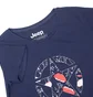Футболка женская Jeep T-Shirt Star Botanical Print J22W Blue O102614-A184