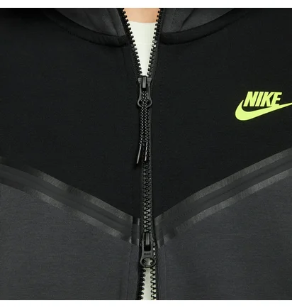 Толстовка чоловіча Nike Sportswear Tech Fleece Full-Zip Hoodie Black DV0537-011