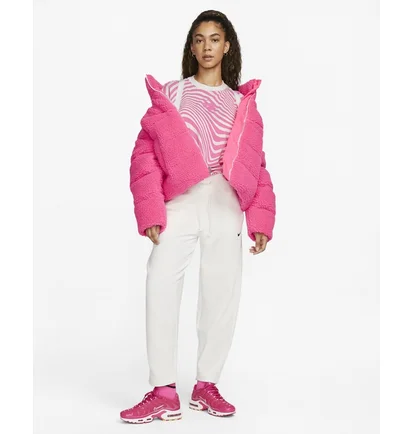 Куртка жіноча Nike Sportswear Therma-Fit City Series Sherpa Down Puffer Jacket Pink Dq6869-639