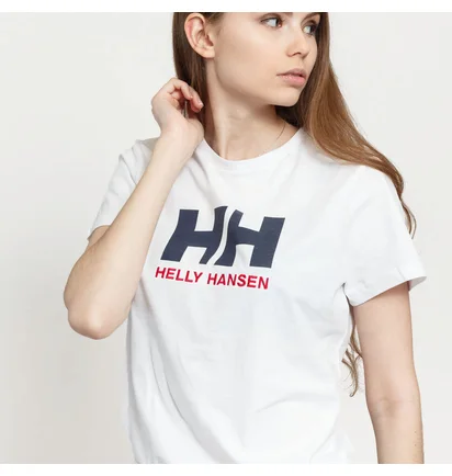 Футболка женская Helly Hansen Logo T-Shirt White 34112-001