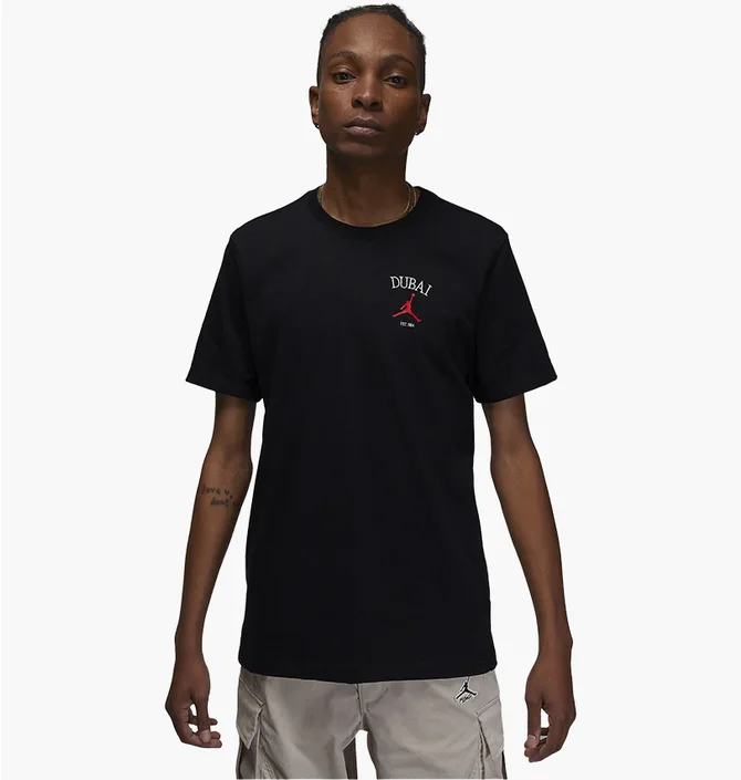 Футболка чоловіча Air Jordan T-Shirt Dubai Black HF1447-010