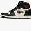 Кроссовки мужские Air Jordan 1 Retro High Og Beige/Black 555088-015