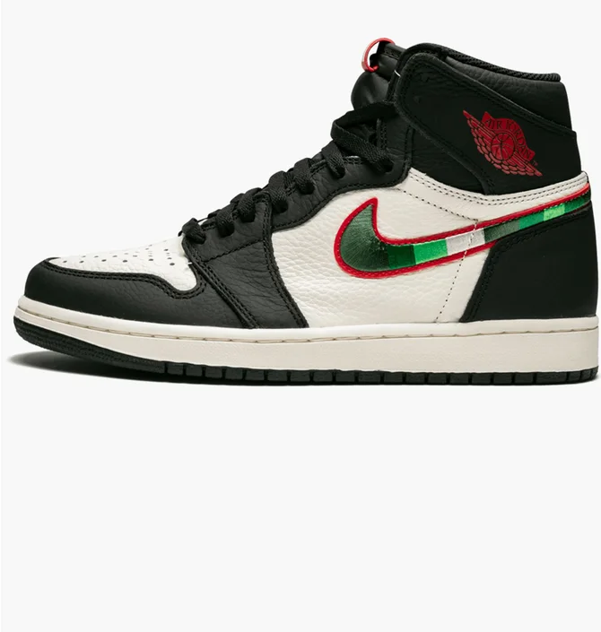 Кроссовки мужские Air Jordan 1 Retro High Og Beige/Black 555088-015
