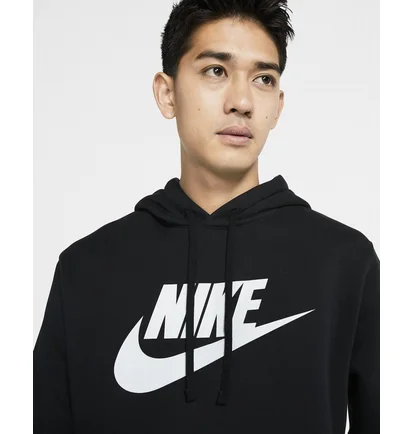 Худи мужское Nike Nsw Club Hoodie Black BV2973-010