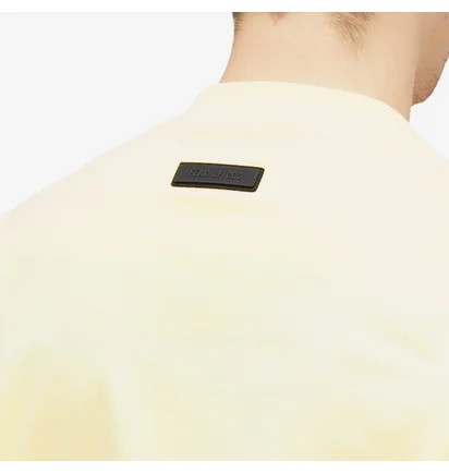 Футболка чоловіча Fear Of God Spring Tab Crew Neck T-Shirt Yellow 125SP244191F