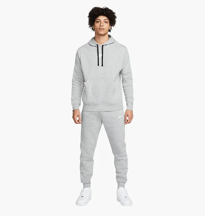 Спортивний костюм чоловічий Nike Essential Hooded Tracksuit Flc Grey DM6838-063__DM6838-063