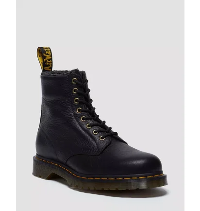 Ботинки мужские Dr. Martens Faux Fur Lined Grizzly Black 31873001